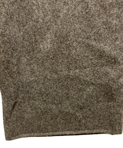 nonnotte（ノノット）nonnotte (ノノット) knit pants extra wide -heavy oz yak knit グレー サイズ:freeの古着・服飾アイテム