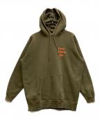 CHAOS FISHING CLUBカオスフィッシングクラブ）の古着「プルオーバーパーカー」｜グリーン