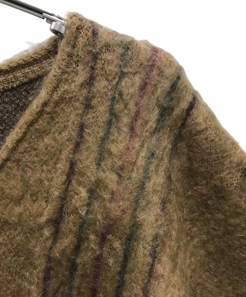 Needles（ニードルズ）Needles (ニードルズ) UNION (ユニオン) MOHAIR CARDIGAN ブラウン サイズ:Lの古着・服飾アイテム