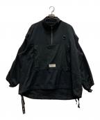 Azumaアズマ）の古着「ビッグポケットハイネックプルオーバー」｜ブラック
