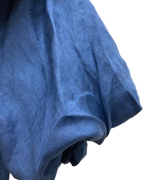 SINME（シンメ）SINME (シンメ) リネンオフショルダーブラウス ネイビー サイズ:FREEの古着・服飾アイテム