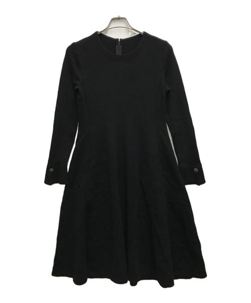 FOXEY（フォクシー）FOXEY (フォクシー) Knit Dress “Noel” ブラック サイズ:38の古着・服飾アイテム