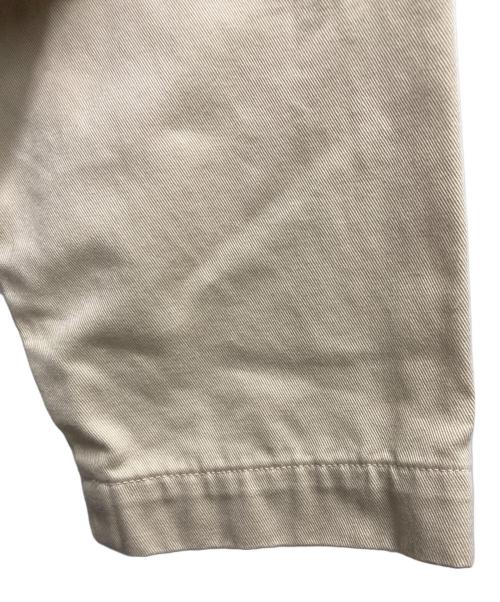 HARVESTY（ハーベスティー）HARVESTY (ハーベスティー) コットンチノクロスオーバーコート ベージュ サイズ:1の古着・服飾アイテム