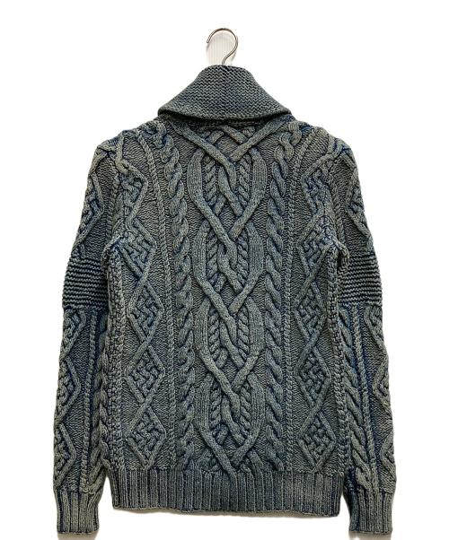 RRL（ダブルアールエル）RRL (ダブルアールエル) ショールカラーカーディガン インディゴ サイズ:XSの古着・服飾アイテム