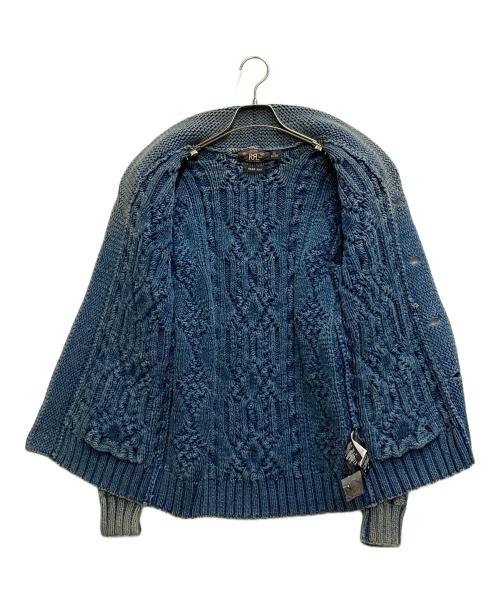 RRL（ダブルアールエル）RRL (ダブルアールエル) ショールカラーカーディガン インディゴ サイズ:XSの古着・服飾アイテム