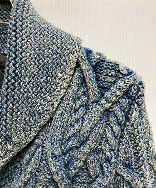 RRL（ダブルアールエル）RRL (ダブルアールエル) ショールカラーカーディガン インディゴ サイズ:XSの古着・服飾アイテム
