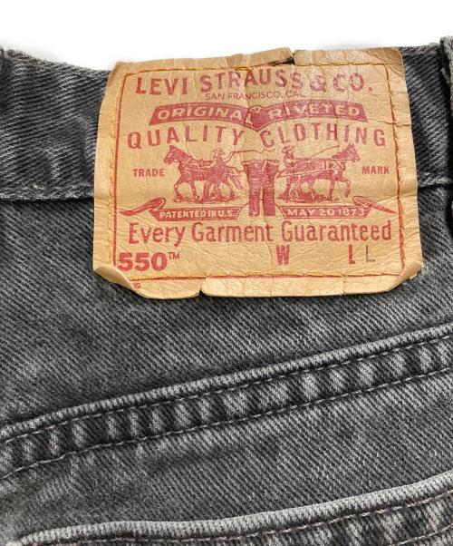 LEVI'S（リーバイス）LEVI'S (リーバイス) 00`s550ブラックデニムパンツ ブラック サイズ:Ⅼの古着・服飾アイテム