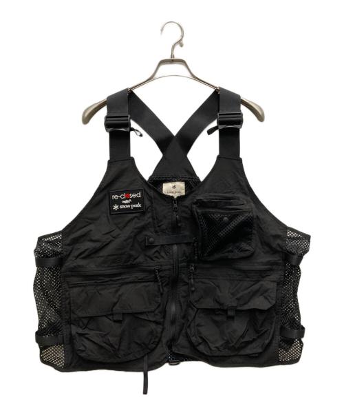 Snow peak（スノーピーク）snow peak (スノーピーク) TONEDTROUT (トーンドトラウト) フィッシングベスト ブラック サイズ:２の古着・服飾アイテム