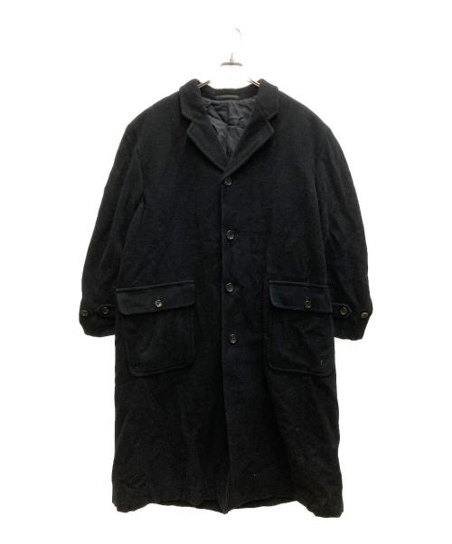COMME des GARCONS HOMME（コムデギャルソン オム）COMME des GARCONS HOMME (コムデギャルソン オム) 90's メルトンコート ブラック サイズ:Ⅿの古着・服飾アイテム