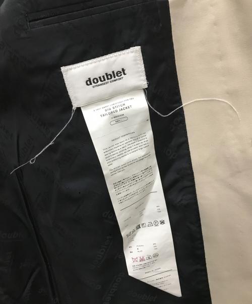 doublet（ダブレット）doublet (ダブレット) BIG STITCH TAILORED JACKET ホワイト サイズ:Sの古着・服飾アイテム