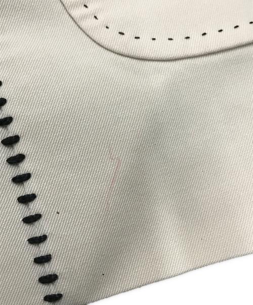 doublet（ダブレット）doublet (ダブレット) BIG STITCH TAILORED JACKET ホワイト サイズ:Sの古着・服飾アイテム