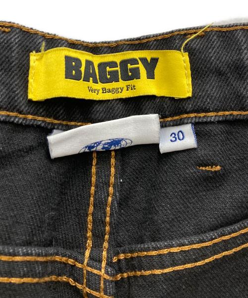 BUTTER GOODS（バターグッズ）Butter goods (バターグッズ) バギージーンズ ブラック サイズ: 76cm (W30)の古着・服飾アイテム