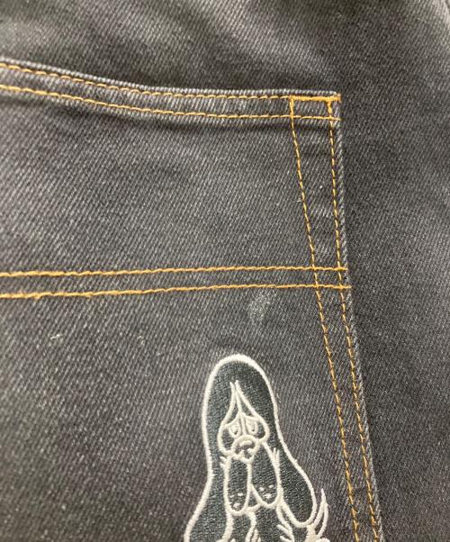 BUTTER GOODS（バターグッズ）Butter goods (バターグッズ) バギージーンズ ブラック サイズ: 76cm (W30)の古着・服飾アイテム