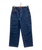 BUTTER GOODSバターグッズ）の古着「バギージーンズ」｜インディゴ