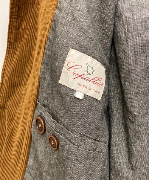 CAPALBIO（カパルビオ）CAPALBIO (カパルビオ) コーデュロイハンティングジャケット ブラウン サイズ:不明の古着・服飾アイテム