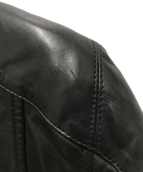 G-STAR RAW（ジースターロゥ）G-STAR RAW (ジースターロゥ) Biker Leather Jacket ブラック サイズ:Sの古着・服飾アイテム