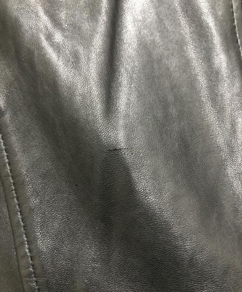 G-STAR RAW（ジースターロゥ）G-STAR RAW (ジースターロゥ) Biker Leather Jacket ブラック サイズ:Sの古着・服飾アイテム