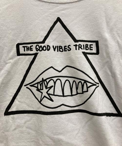 sacai（サカイ）sacai (サカイ) acai Gonz THE GOOD VIBES TRIBE T ホワイト サイズ:2の古着・服飾アイテム