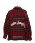 Palm Angels (パーム エンジェルス) CHECK ZIPPED OVERSHIRT レッド サイズ:42：26000円