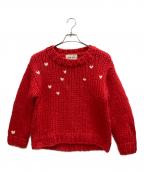 THE TOEザ・トゥー）の古着「NOTTING HILL  HEART KNIT」｜レッド