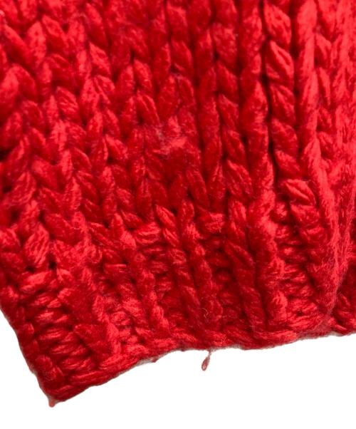 THE TOE（ザ・トゥー）THE TOE (ザ・トゥー) NOTTING HILL  HEART KNIT レッド サイズ:Sの古着・服飾アイテム