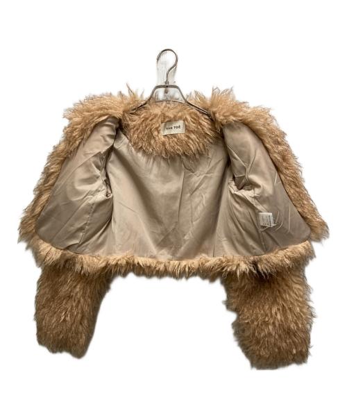 THE TOE（ザ・トゥー）THE TOE (ザ・トゥー) LANE FUR COAT ブラウン サイズ:Sの古着・服飾アイテム