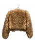 THE TOE (ザ・トゥー) LANE FUR COAT ブラウン サイズ:S：15000円