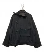 My Beautiful Landletマイビューティフルランドレット）の古着「モーターサイクルメルトンブルゾン」｜ブラック