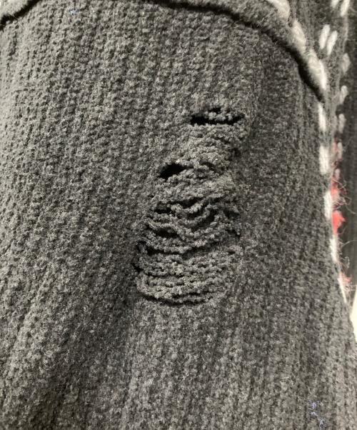 NEIGHBORHOOD（ネイバーフッド）NEIGHBORHOOD (ネイバーフッド) PHINGERIN (フィンガリン) SAVEGE KNIT ブラック サイズ:XLの古着・服飾アイテム