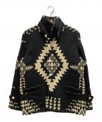 JELADOジェラード）の古着「ネイティブ ブランケットコート」｜ブラック