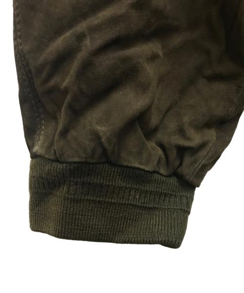 BURBERRY LONDON（バーバリーロンドン）BURBERRY LONDON (バーバリーロンドン) スウェードブルゾン ブラウン サイズ:34の古着・服飾アイテム