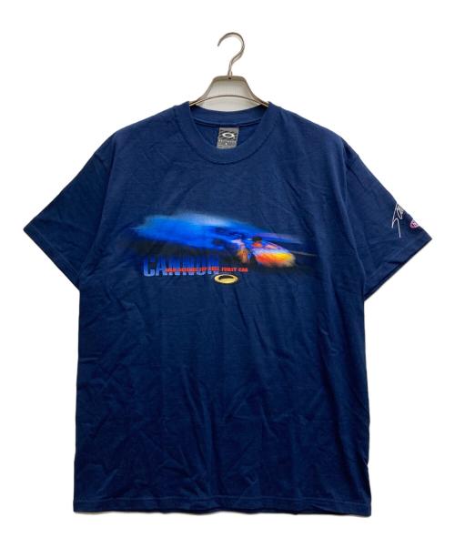 OAKLEY（オークリー）OAKLEY (オークリー) プリントTシャツ ネイビー サイズ:Lの古着・服飾アイテム