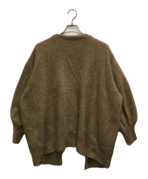 anuans（アニュアンス）anuans (アニュアンス) ラクーンニットカーディガン ブラウン サイズ:FREEの古着・服飾アイテム