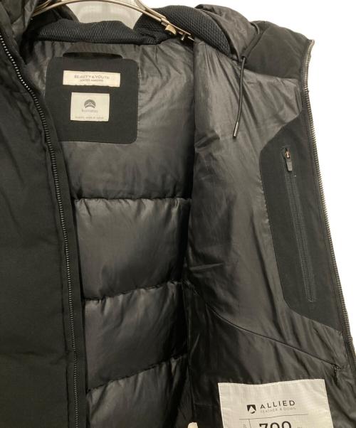 BEAUTY&YOUTH（ビューティーアンドユース）BEAUTY&YOUTH (ビューティーアンドユース) シャンブレー アライドダウンジャケット ブラック サイズ:Sの古着・服飾アイテム