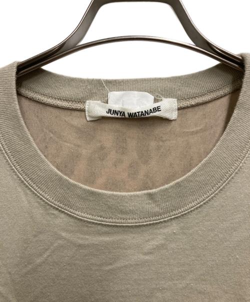 JUNYA WATANABE COMME des GARCONS（(ジュンヤワタナベ コムデギャルソン）JUNYA WATANABE COMME des GARCONS ((ジュンヤワタナベ コムデギャルソン) レオパードドッキングTシャツ ベージュ サイズ:Mの古着・服飾アイテム