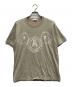 JUNYA WATANABE COMME des GARCONS（(ジュンヤワタナベ コムデギャルソン）の古着「レオパードドッキングTシャツ」｜ベージュ