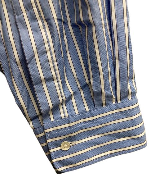 Graphpaper（グラフペーパー）Graphpaper (グラフペーパー) SOKTAS High Count Broad L/S Oversized Band Collar Shirt ブルー サイズ:2の古着・服飾アイテム