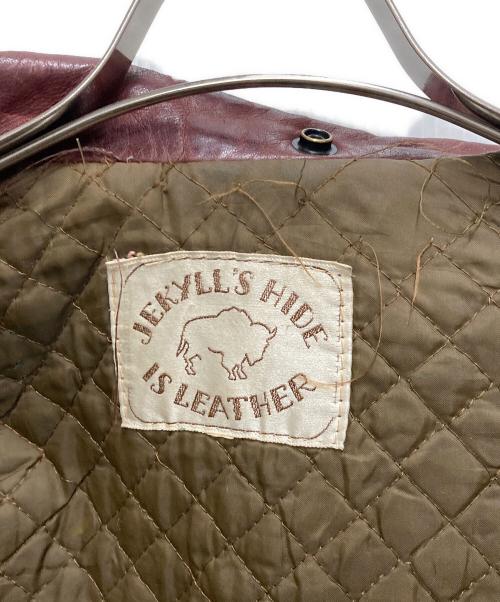 JEKYLL'S HIDE（ジキルズハイド）JEKYLL'S HIDE (ジキルズハイド) レザージャケット ブラウン サイズ:40の古着・服飾アイテム