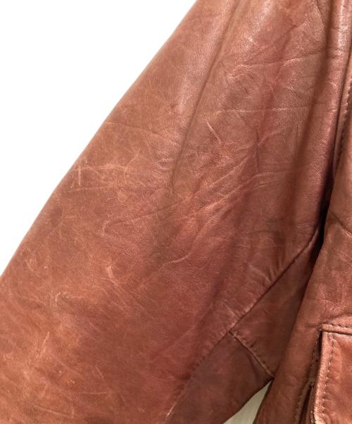 JEKYLL'S HIDE（ジキルズハイド）JEKYLL'S HIDE (ジキルズハイド) レザージャケット ブラウン サイズ:40の古着・服飾アイテム