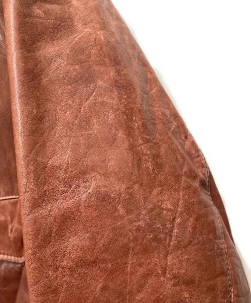 JEKYLL'S HIDE（ジキルズハイド）JEKYLL'S HIDE (ジキルズハイド) レザージャケット ブラウン サイズ:40の古着・服飾アイテム