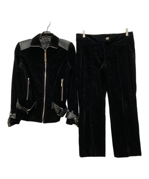BOTTEGA VENETA（ボッテガベネタ）BOTTEGA VENETA (ボッテガベネタ) コーデュロイセットアップ ブラック サイズ:42の古着・服飾アイテム