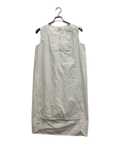 ENFOLD（エンフォルド）ENFOLD (エンフォルド) ノースリーブワンピース ホワイト サイズ:36の古着・服飾アイテム