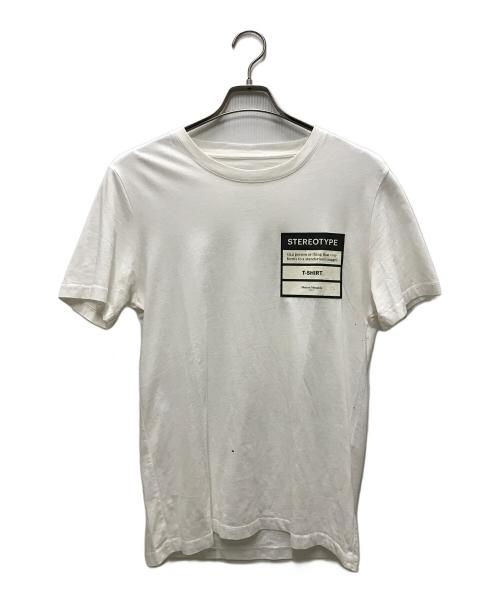 Maison Margiela（メゾンマルジェラ）Maison Margiela (メゾンマルジェラ) Tシャツ ホワイト サイズ:44の古着・服飾アイテム