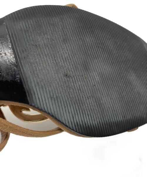 GUCCI（グッチ）GUCCI (グッチ) インターロックキングGTストラップ ブラウン サイズ: 35 1/2の古着・服飾アイテム