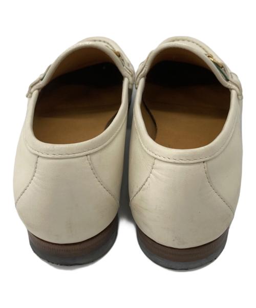 GUCCI（グッチ）GUCCI (グッチ) ビットローファー ホワイト サイズ:36の古着・服飾アイテム