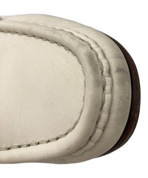 GUCCI（グッチ）GUCCI (グッチ) ビットローファー ホワイト サイズ:36の古着・服飾アイテム