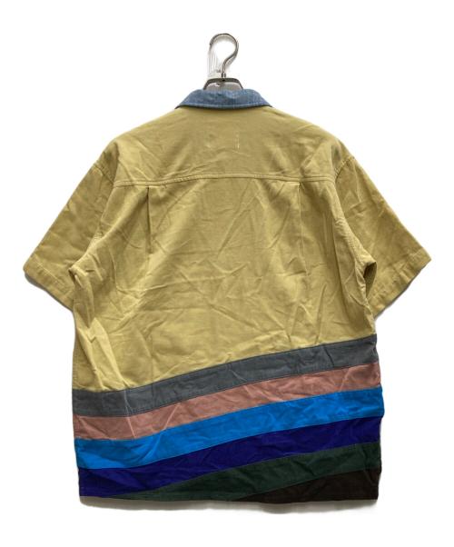 ROUND TWO by Sean Wotherspoon（ラウンド トゥー）ROUND TWO by Sean Wotherspoon (ラウンド トゥー) 2G (ツージー) コーデュロイジップシャツ イエロー サイズ:Ⅿの古着・服飾アイテム