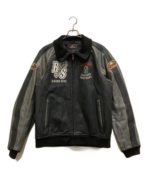 KUSHITANI（クシタニ）KUSHITANI (クシタニ) レーシングレザージャケット ブラック サイズ:不明の古着・服飾アイテム