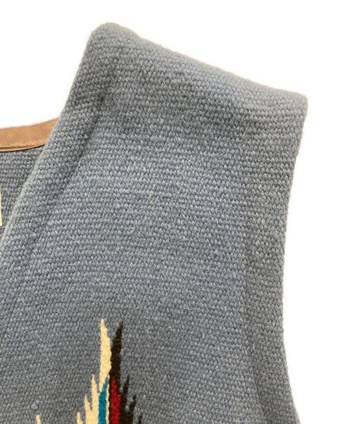 ORTEGA's（オルテガ）ORTEGA'S (オルテガ) チマヨベスト ブルー サイズ:FREEの古着・服飾アイテム