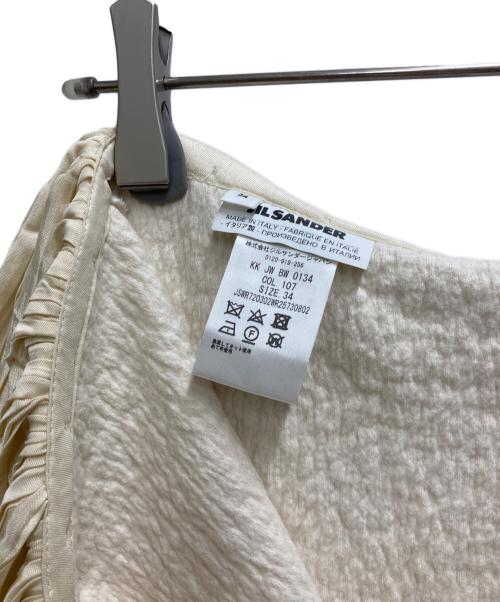 JIL SANDER（ジルサンダー）JIL SANDER (ジルサンダー) プリーツスカート アイボリー サイズ:34の古着・服飾アイテム